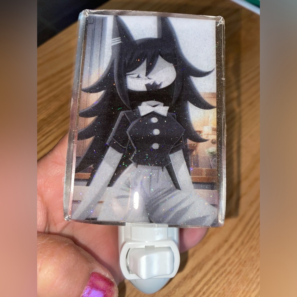 Handmade Miss Circle nightlight